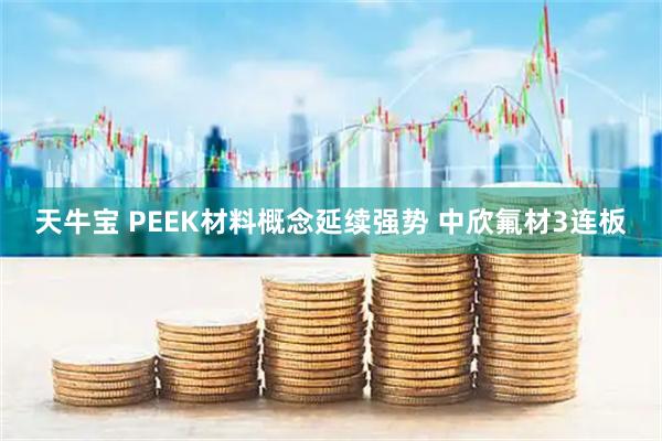 天牛宝 PEEK材料概念延续强势 中欣氟材3连板
